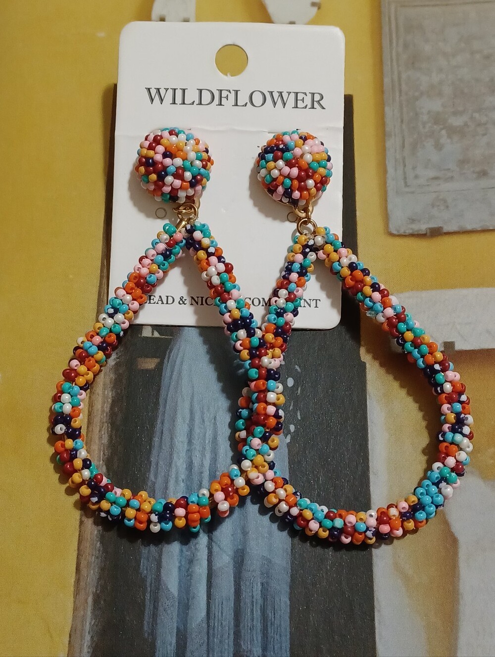 WILDFLOWER Vibrant Beaded Statement Earrings 💫